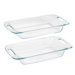 Easy Grab 2 Piece Oblong Baking Dish Set