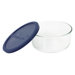 Storage 7-Cup Round Dish with Plastic Cover