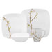 Cherry Blossom Square 16 Piece Dinnerware Set