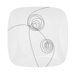 Scribble Lines Square 10.25" Dinner Plate