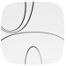 Simple Lines Square 10.25" Dinner Plate