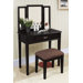 3-Piece Vanity Set in Black
