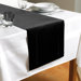 Hem Stitch Table Runner in Black