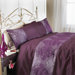 Rococo Double Bed Duvet Set in Plum