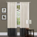 Milione Fiori Window Panel Pair in White and Black