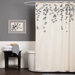 Flower Drop Shower Curtain
