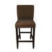 Upolstered Parson Barstool in Brown