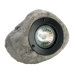 Polyresin Rock Spot Light in Grey