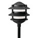 Cast Aluminum 3 Tier Landscape Path Light in Black