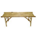 Natural Bamboo Folding Bench