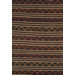 Kilim Black Striped Rug