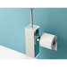 Toilet Brush Holder with Toilet Paper Holder