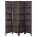 Rustic 4 Panel Wood Screen