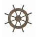 Urban Trends Nautical Wood Ship Wheel
