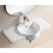 Ceramica II Wall Mounted Bathroom Sink