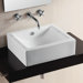 Ceramica II Vessel Bathroom Sink with Curved Basin
