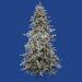 Frosted Wistler Fir 9' Artificial Christmas Tree with Clear Lights