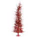 Colorful Laser 5' Red Artificial Christmas Tree