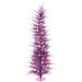4' Artificial Christmas Tree in Purple 