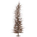 Colorful Laser 6' Mocha Artificial Christmas Tree