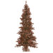 Mocha Wide Cut 6' Artificial Christmas Tree with Clear Lights in Mocha