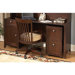 Grand Expressions Americana Home Double Pedestal Computer Desk Bundle with 2 Drawer