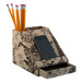 Charging Station in Neutral & Chocolate Floral Print