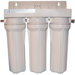 Refillable Triple Housing Filter for Many Contaminants