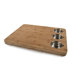 Pro Chef Butchers Chop Block with Prep Bowls in Natural