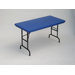 Bright Color Plastic Folding Table with Adjustable Legs