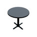 29" High Round Bar and Caf&eacute; Table with X Base and Column