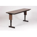 72" W x 18" D Panel Leg Folding Seminar Table with Adjustable Leg