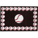 Fun Time Baseball Time Red Kids Rug