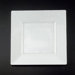 10.75" Squares Dinnerware Plate in White