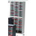 Master literature Organizers with 36 Compartments in Grey