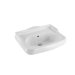 Old Antea Classic-Style Curved White Ceramic Wall Mounted Bathroom Sink