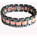 Black and Copper Tungsten Men's Bracelet