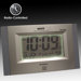 Radio Control Wall Clock with LCD Calendar, Temperature