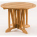 Teak Gate Round Leg Table