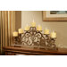 Fleur de Lis Aluminum Candelabra