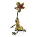 Rainforest Frog with Flower Statue