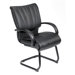 Leather Guest Chair with Dracon Filled Cushions