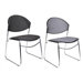 Chrome Framed Stacking Chair (Set of 4)
