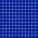 Elida Glass 12" x 12" Mosaic in Royal Blue