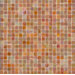 Elida Glass 13" x 13" Mosaic in Coral Reef