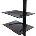 Dual Shelf Wall Mount System with Cable Management