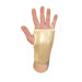 Right Adjustable Wrist Brace in Beige with Velcro Closure