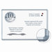 Mange-Rite Magnetic Dry Erase Board, 36 x 48 White, Silver Frame