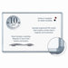 Mange-Rite Magnetic Dry Erase Board, 96 x 48, White, Silver Frame                                                            