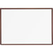 4' x 5' Porcelain Steel Markerboard with Solid Wood Trim